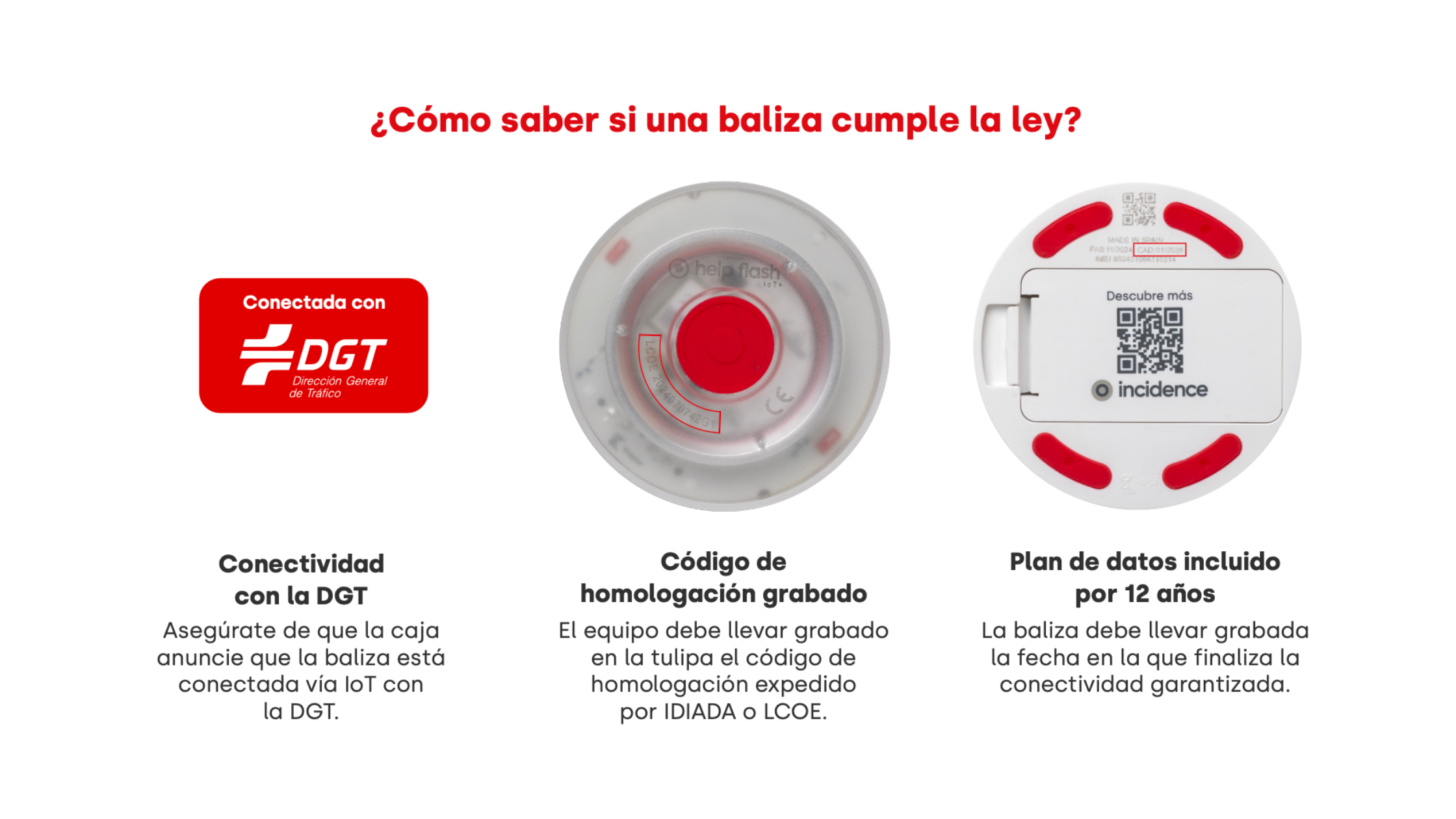 Balizas V16 homologadas: claridad y seguridad ante los últimos cambios de la DGT