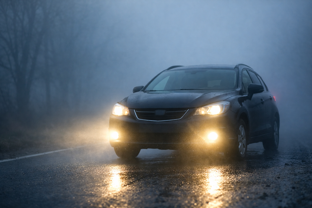 ¿Son obligatorias las luces antiniebla?