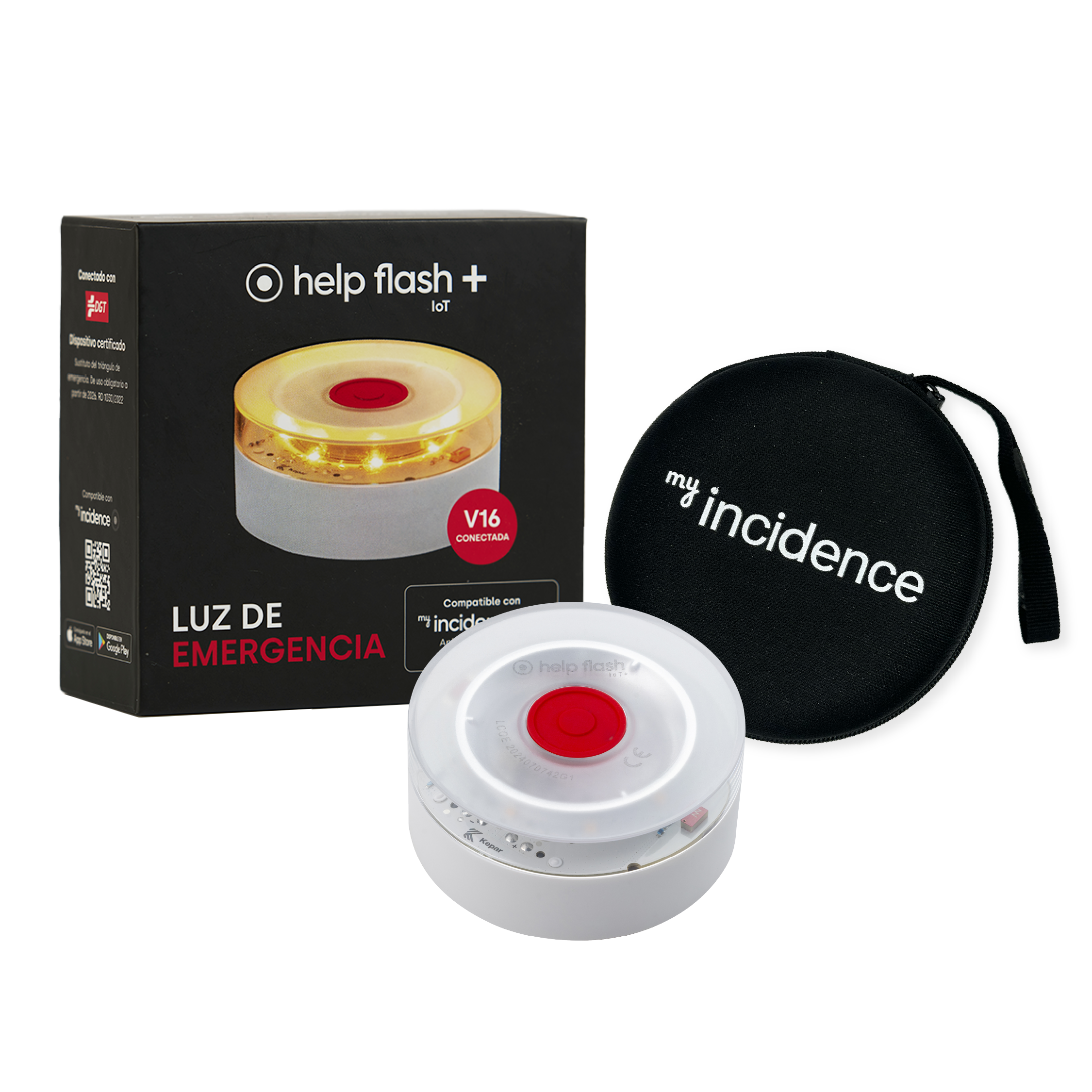 Pack con funda · Help Flash IoT+